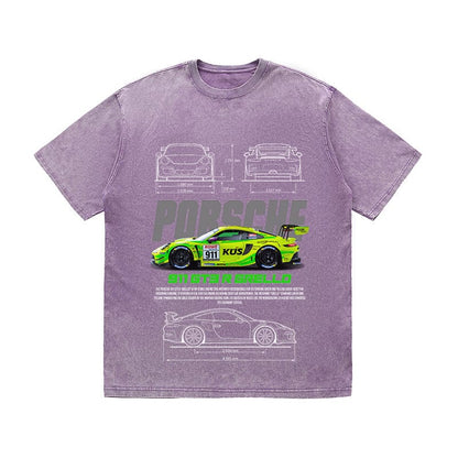 RDMCLOTHINGART tapestry hoodie GT3 R GRELL HEAVY COTTON TEES-9413