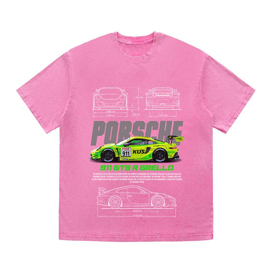 RDMCLOTHINGART tapestry hoodie GT3 R GRELL HEAVY COTTON TEES-9413