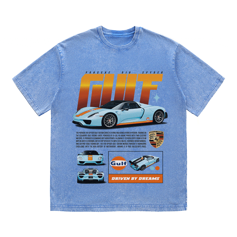 RDMCLOTHINGART tapestry hoodie GULF HEAVY WEIGHT COTTON TEE-8833