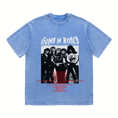 RDMCLOTHINGART tapestry hoodie GUNS N ROSES HEAVY WEIGHT COTTON TEE-8904