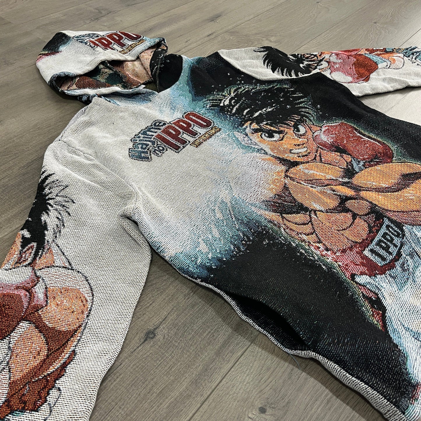 HAJIME NO IPPO V2 TAPESTRY HOODIE - RDMCLOTHINGART