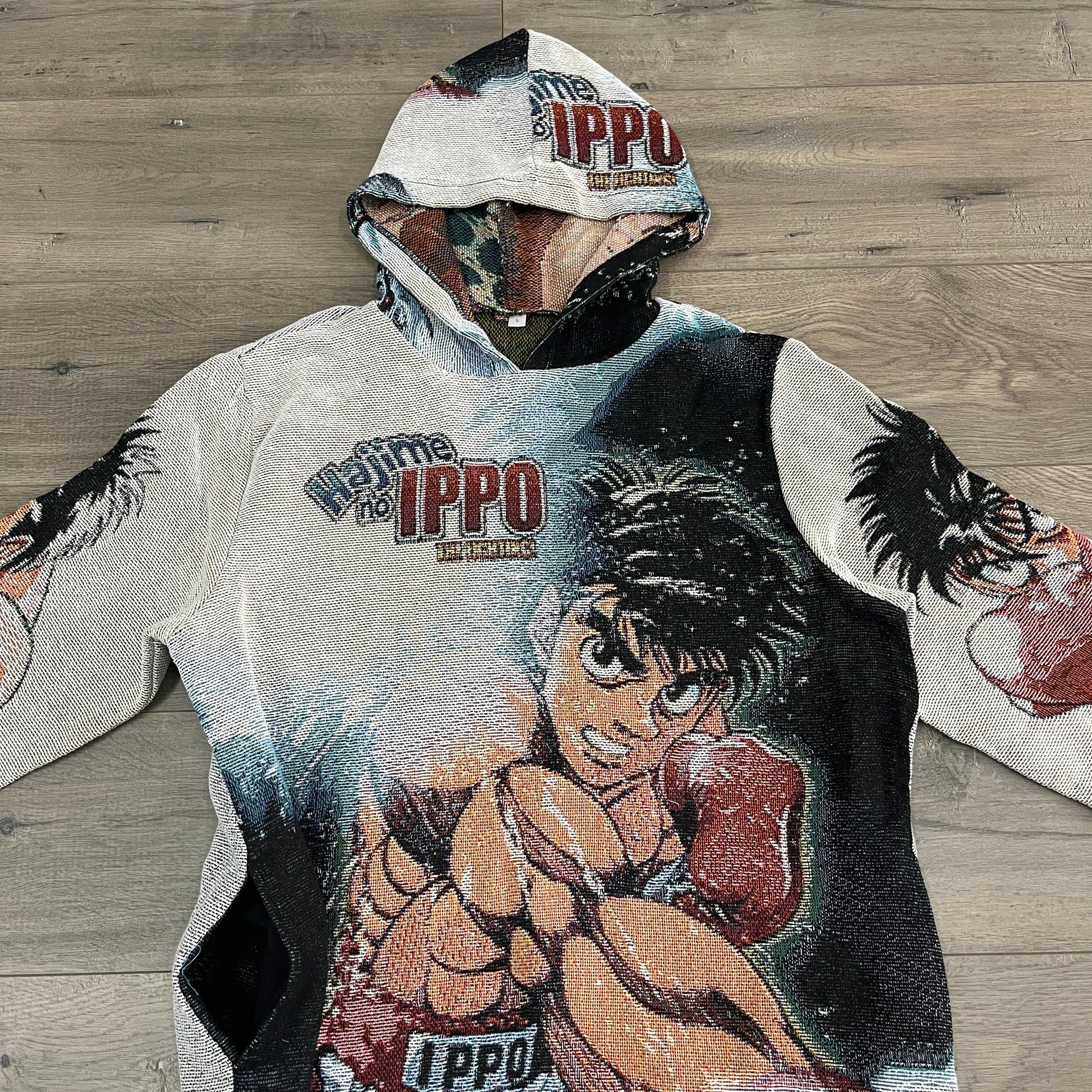 HAJIME NO IPPO V2 TAPESTRY HOODIE - RDMCLOTHINGART