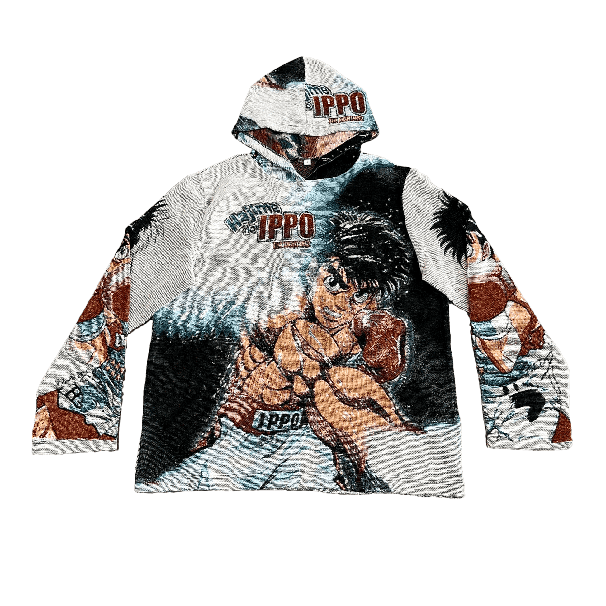 HAJIME NO IPPO V2 TAPESTRY HOODIE - RDMCLOTHINGART