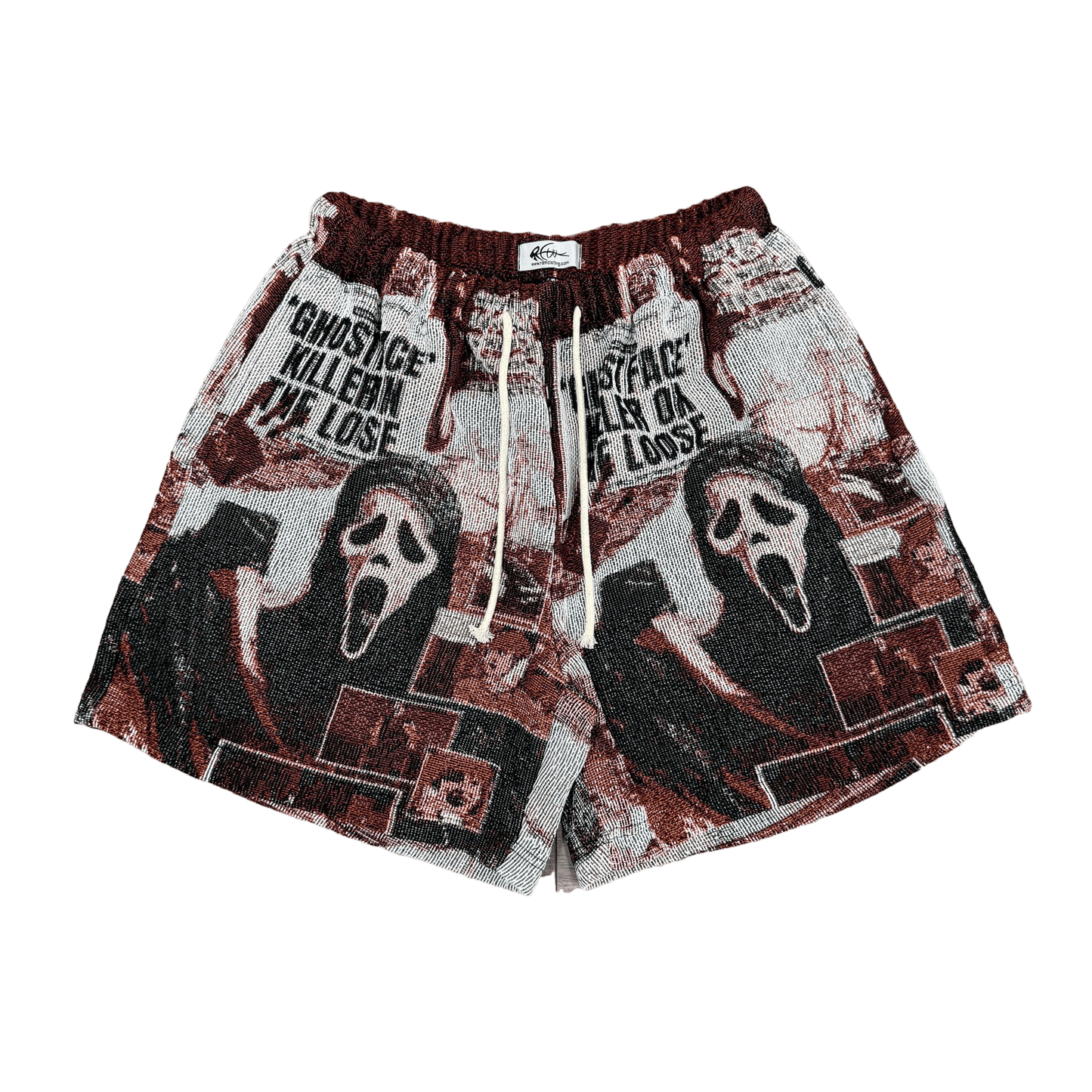 RDMCLOTHINGART tapestry hoodie HALLOWEEN TAPESTRY SHORTS