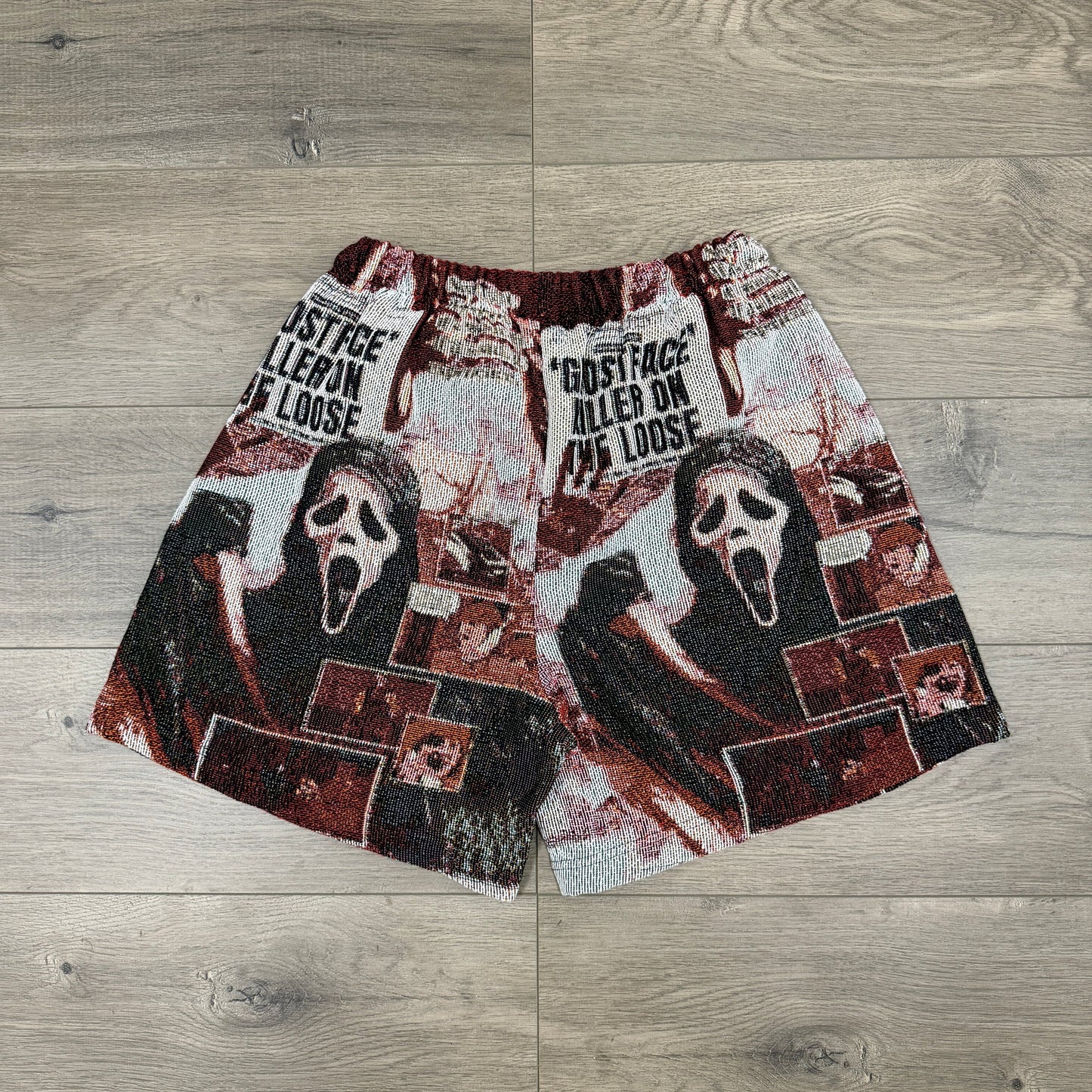 RDMCLOTHINGART tapestry hoodie HALLOWEEN TAPESTRY SHORTS
