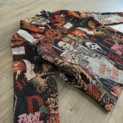 RDMCLOTHINGART tapestry hoodie HALLOWEEN V2 TAPESTRY JACKET