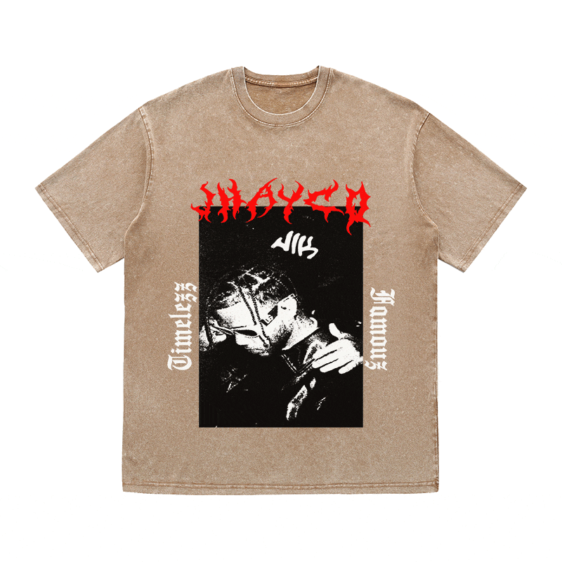 RDMCLOTHINGART tapestry hoodie HAYCO HEAVY WEIGHT COTTON TEE-8878