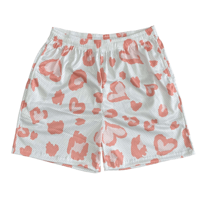 HEART MESH SHORTS-8618 - RDMCLOTHINGART