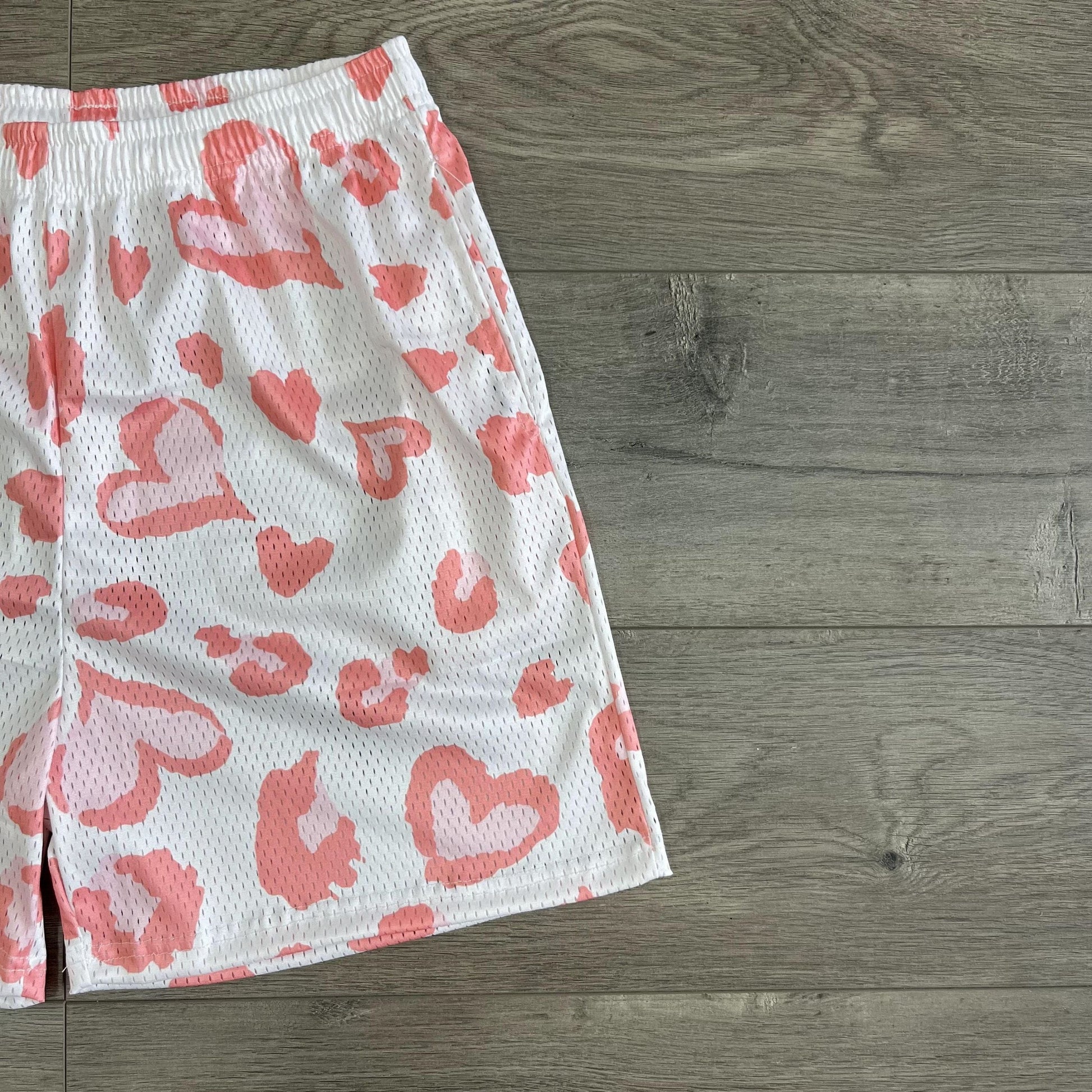 HEART MESH SHORTS-8618 - RDMCLOTHINGART