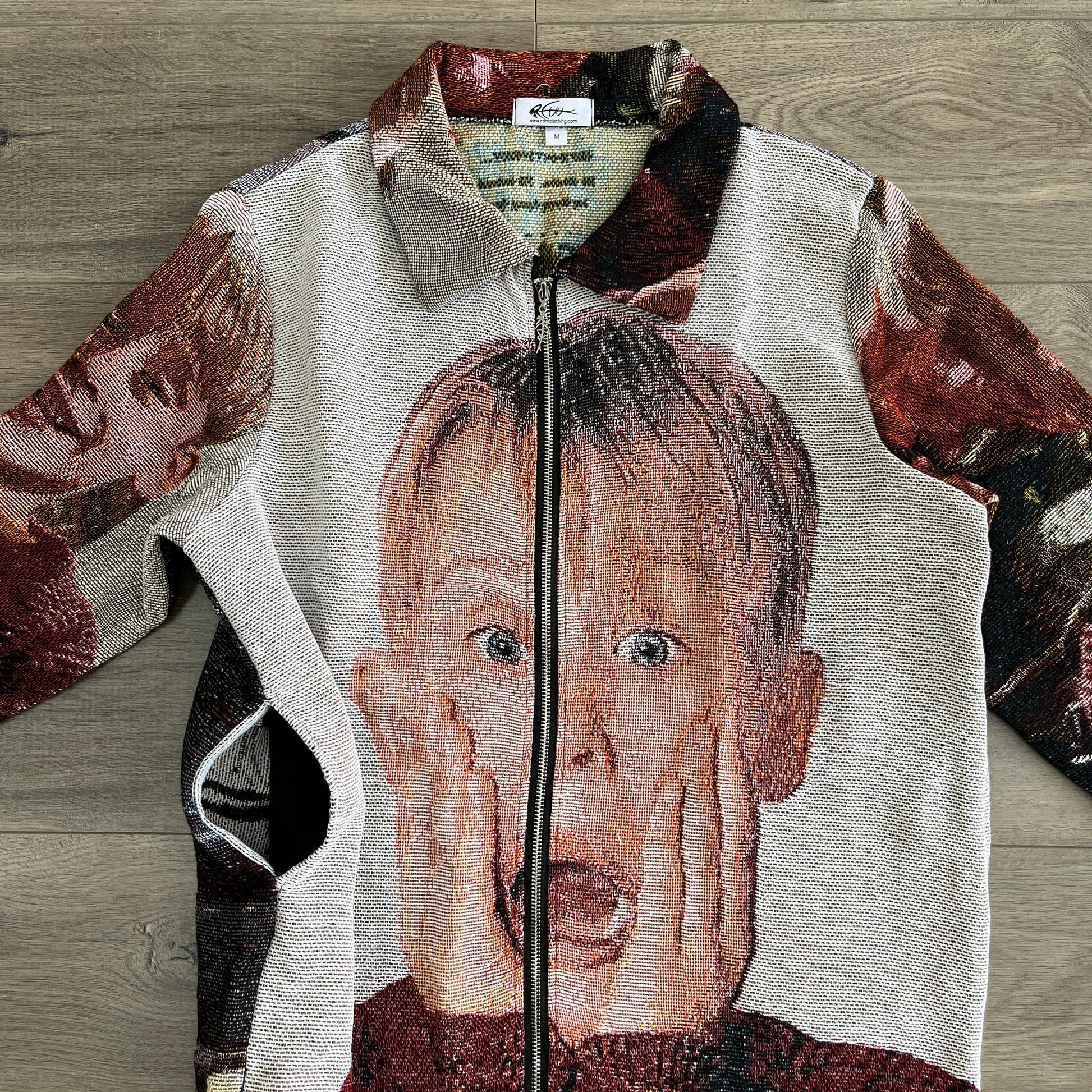 RDMCLOTHINGART tapestry hoodie HOME ALONE TAPESTRY JACKET