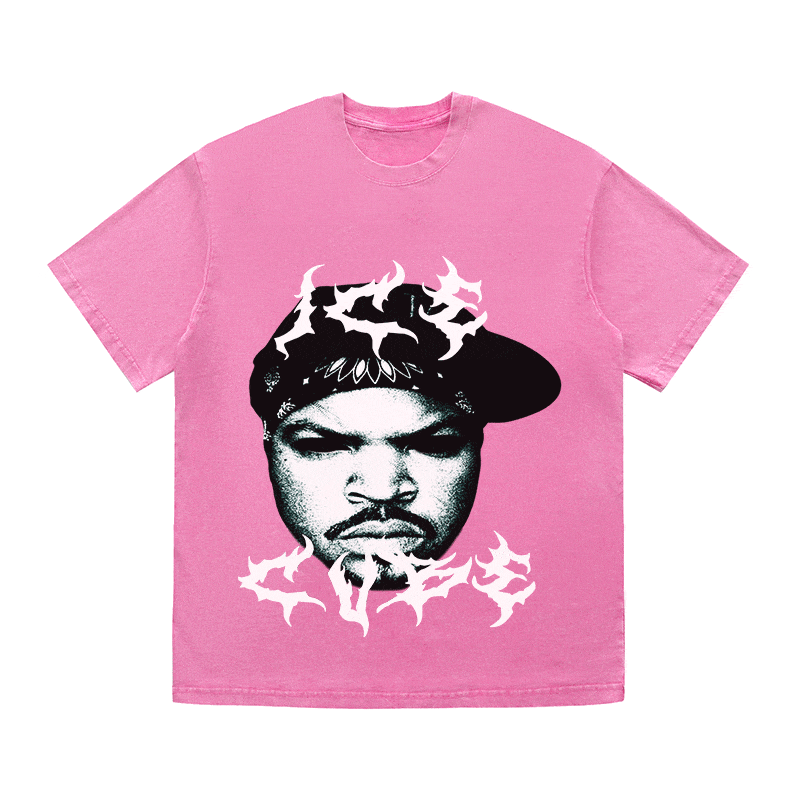 RDMCLOTHINGART tapestry hoodie ICE CUBE HEAVY WEIGHT COTTON TEE-8879