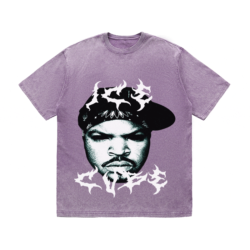 RDMCLOTHINGART tapestry hoodie ICE CUBE HEAVY WEIGHT COTTON TEE-8879