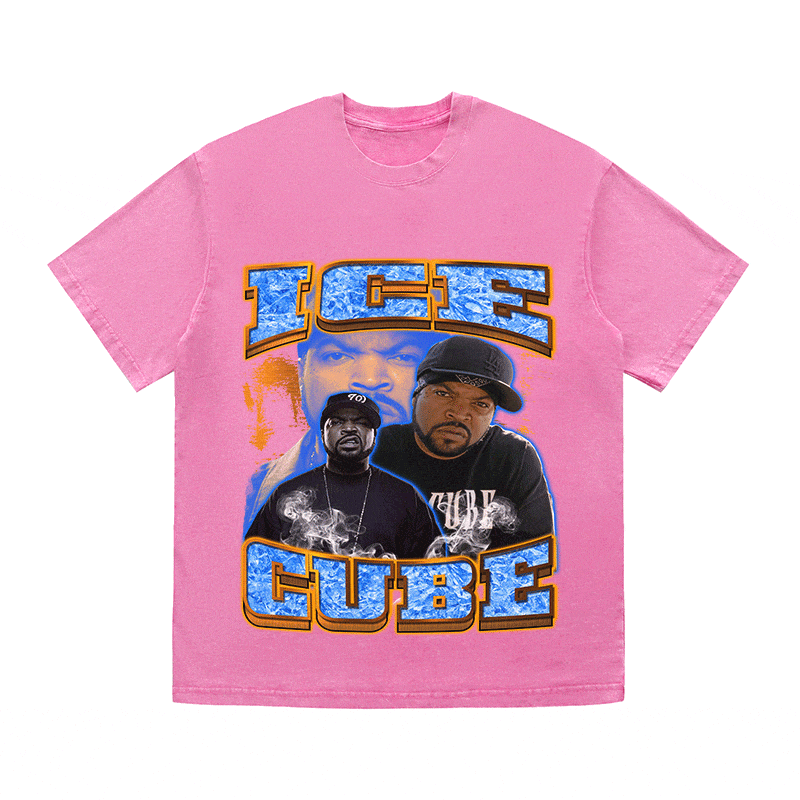 RDMCLOTHINGART tapestry hoodie ICE CUBE HEAVY WEIGHT COTTON TEE-9126