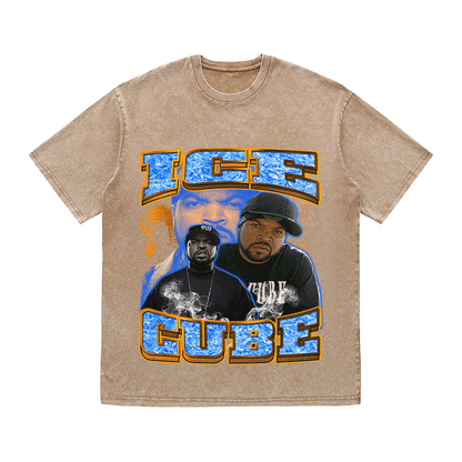 RDMCLOTHINGART tapestry hoodie ICE CUBE HEAVY WEIGHT COTTON TEE-9126