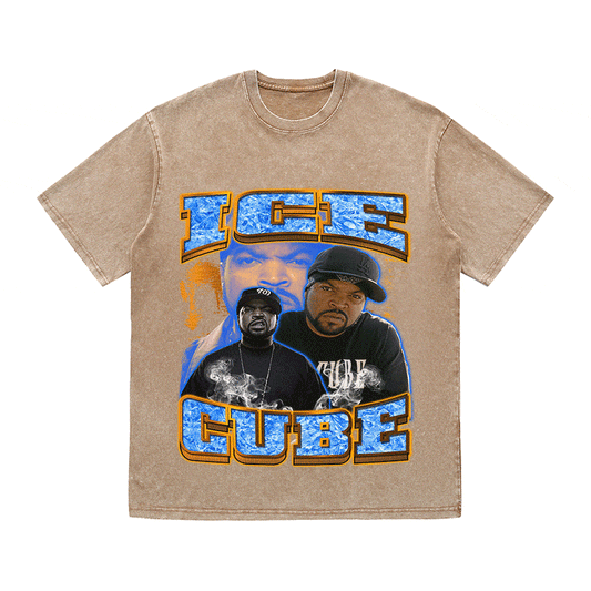 RDMCLOTHINGART tapestry hoodie ICE CUBE HEAVY WEIGHT COTTON TEE-9126