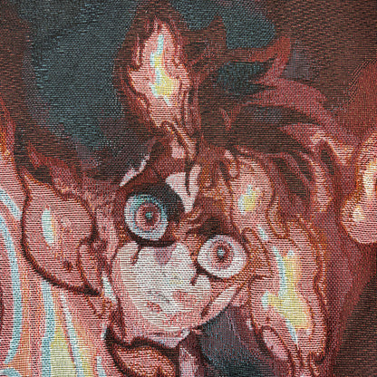 RDMCLOTHINGART tapestry hoodie INFINITY CASTLE TAPESTRY HOODIE