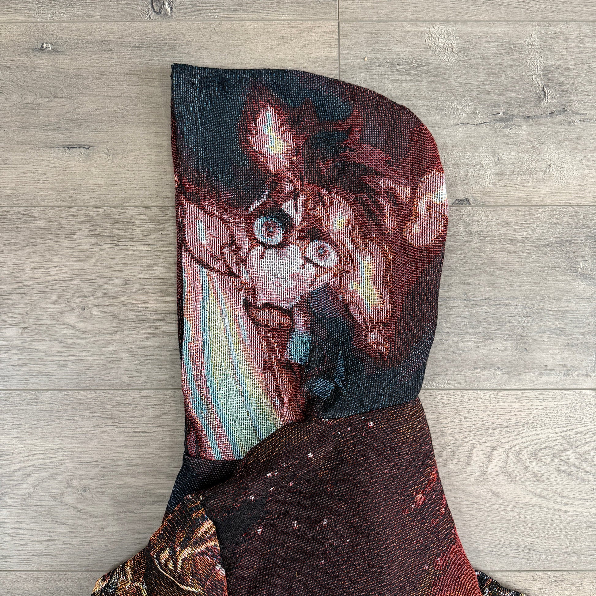 RDMCLOTHINGART tapestry hoodie INFINITY CASTLE TAPESTRY HOODIE