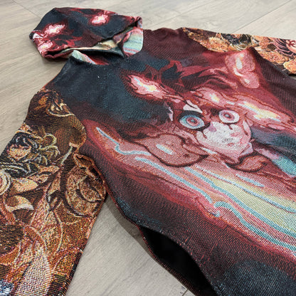 RDMCLOTHINGART tapestry hoodie INFINITY CASTLE TAPESTRY HOODIE