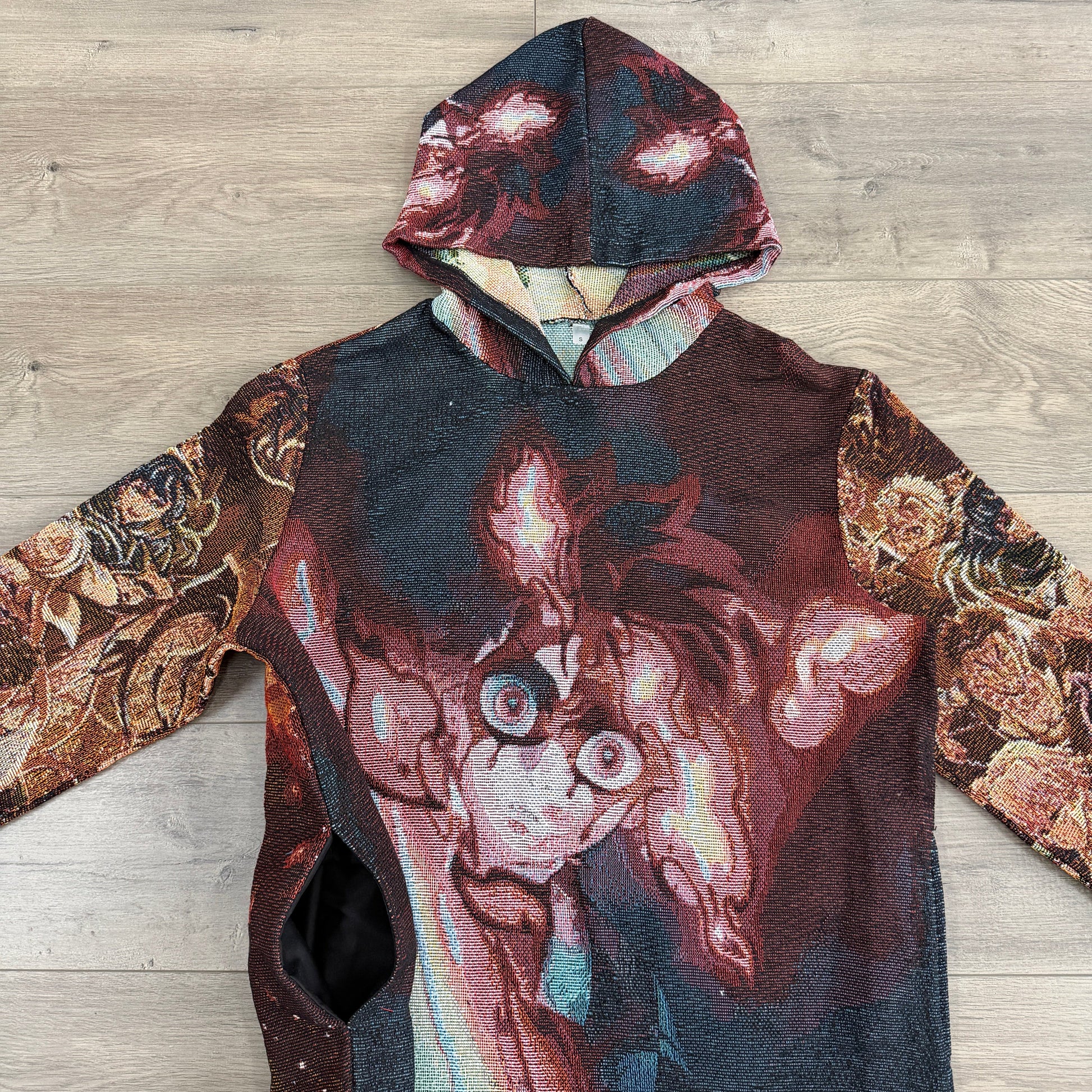 RDMCLOTHINGART tapestry hoodie INFINITY CASTLE TAPESTRY HOODIE