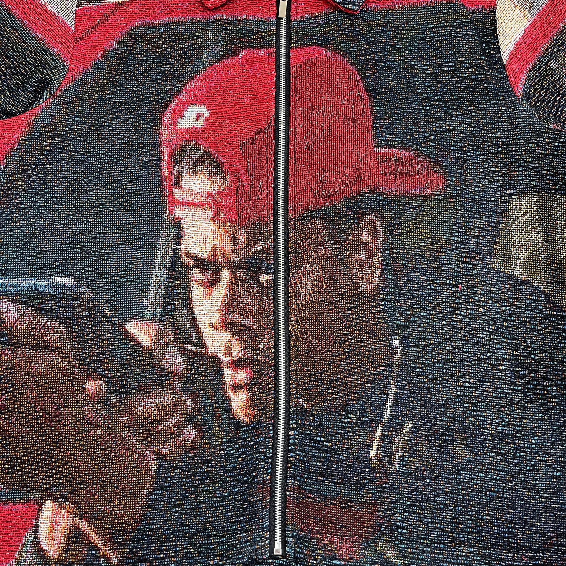 IS U GON SLIDE TAPESTRY JACKET - RDMCLOTHINGART