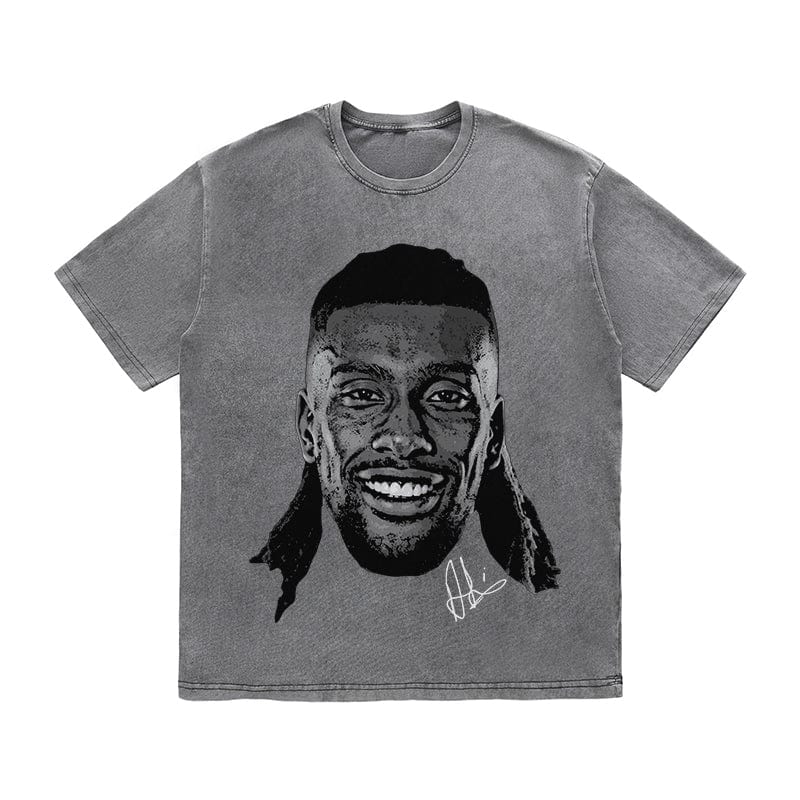 RDMCLOTHINGART tapestry hoodie IWOBI HEAVY COTTON TEES-9578