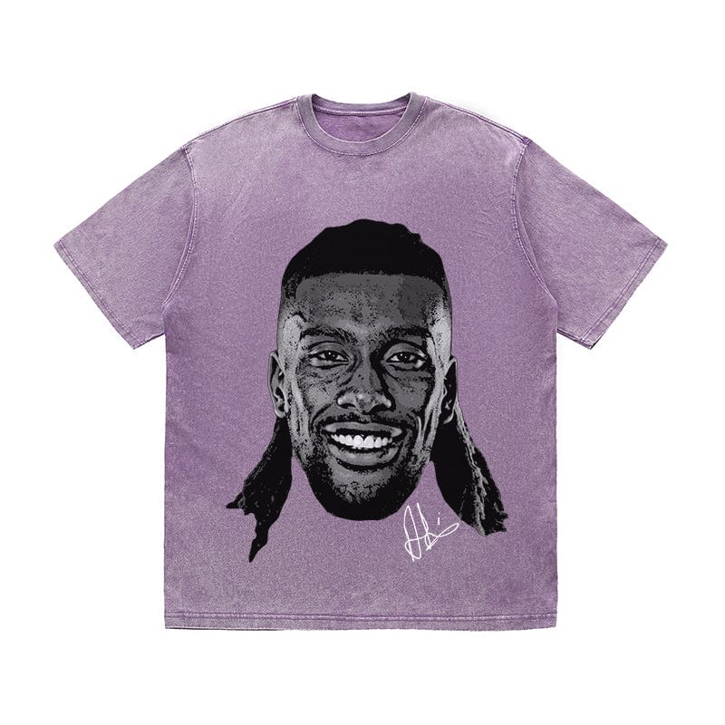 RDMCLOTHINGART tapestry hoodie IWOBI HEAVY COTTON TEES-9578