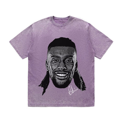 RDMCLOTHINGART tapestry hoodie IWOBI HEAVY COTTON TEES-9578