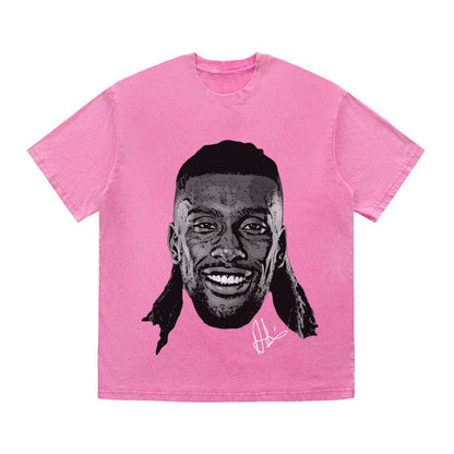 RDMCLOTHINGART tapestry hoodie IWOBI HEAVY COTTON TEES-9578