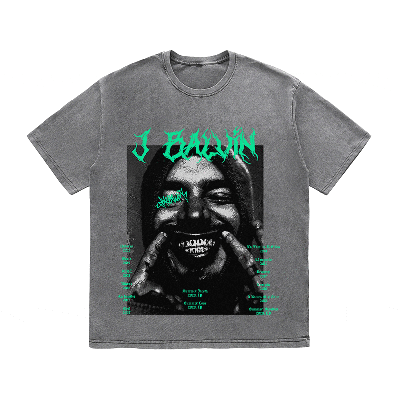 RDMCLOTHINGART tapestry hoodie J BALVIN HEAVY WEIGHT COTTON TEE-8880