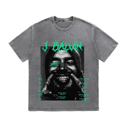 RDMCLOTHINGART tapestry hoodie J BALVIN HEAVY WEIGHT COTTON TEE-8880