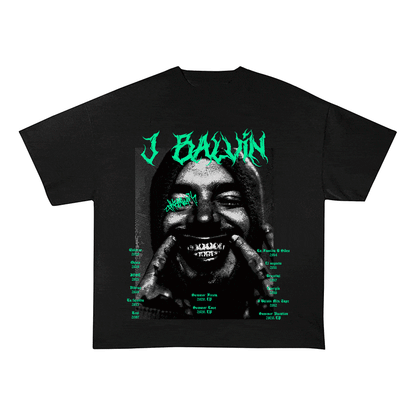 RDMCLOTHINGART tapestry hoodie J BALVIN HEAVY WEIGHT COTTON TEE-8880