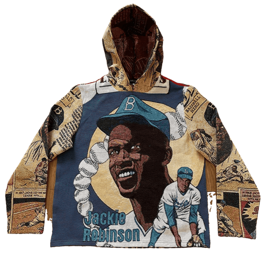 JACKIEROBINSO TAPESTRY HOODIE - RDMCLOTHINGART