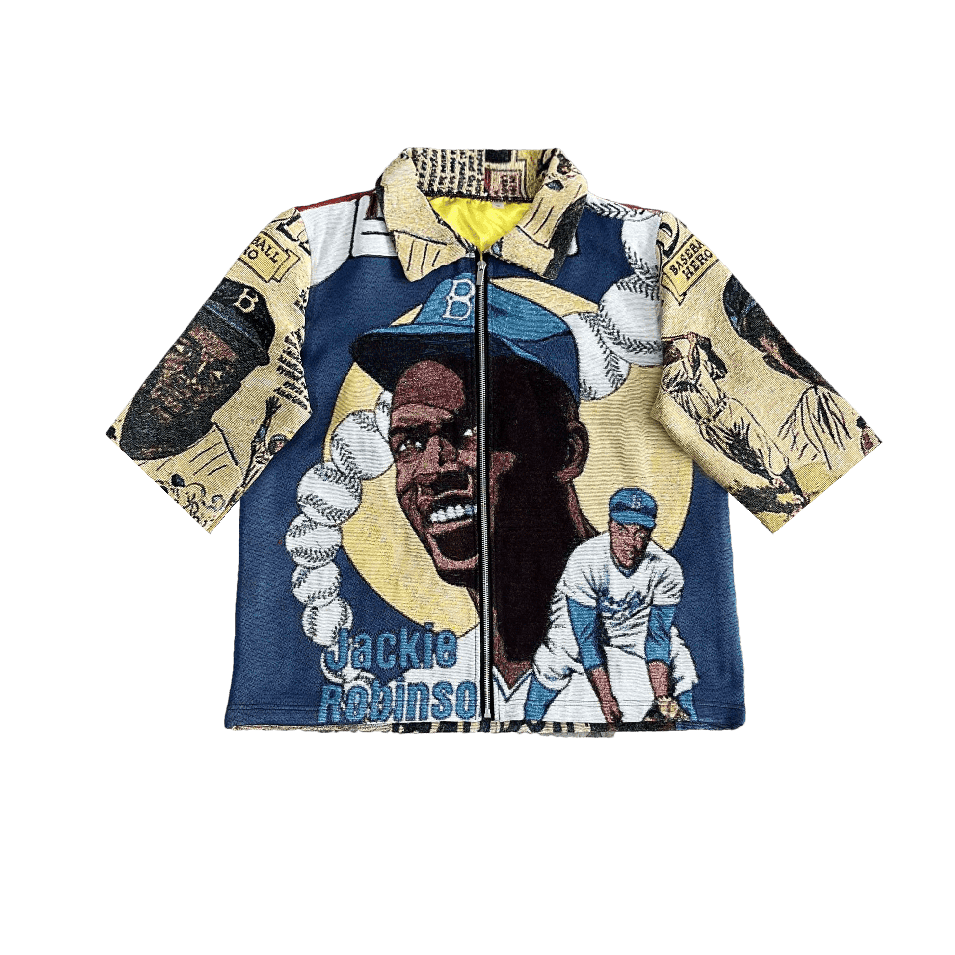 RDMCLOTHINGART tapestry hoodie JACKIEROBINSO TAPESTRY TEE