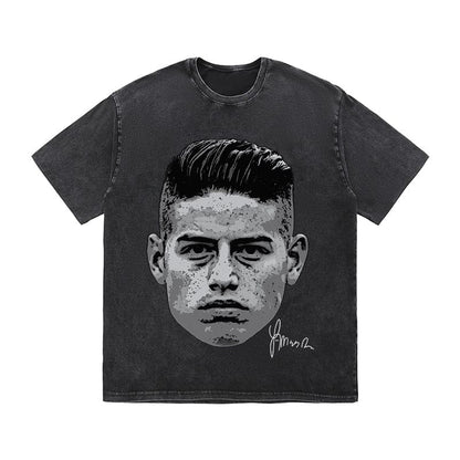 RDMCLOTHINGART tapestry hoodie JAMES HEAVY COTTON TEES-9579