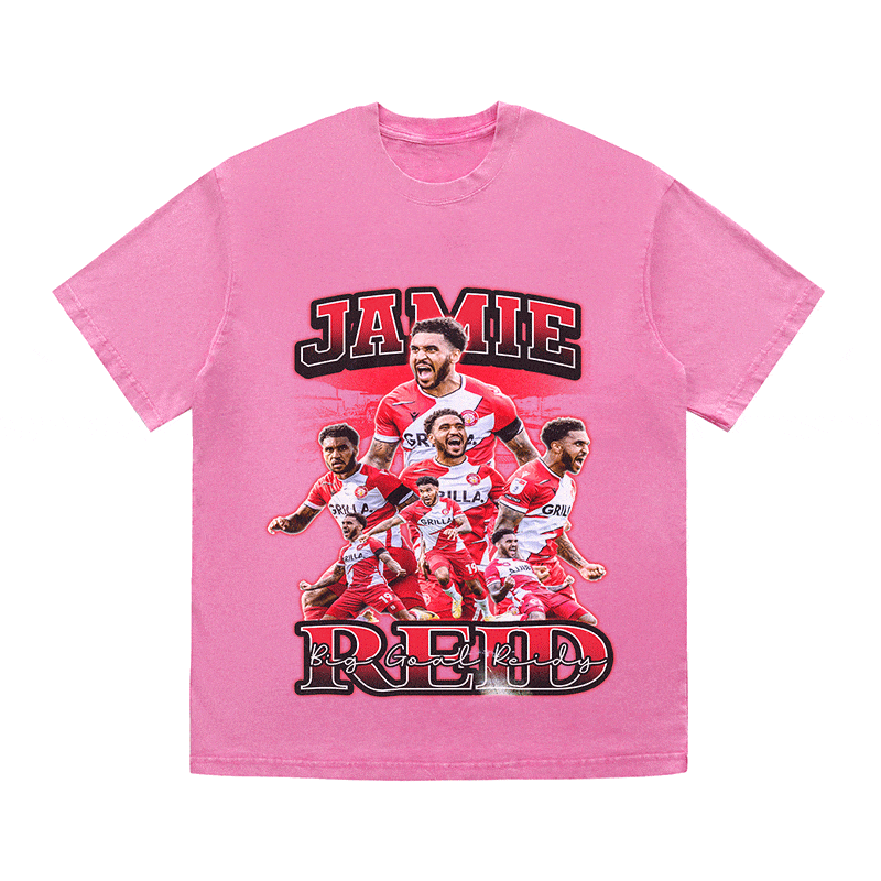 RDMCLOTHINGART tapestry hoodie JAMIE RED HEAVY WEIGHT COTTON TEE-8961