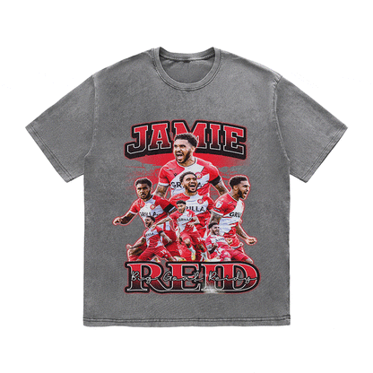 RDMCLOTHINGART tapestry hoodie JAMIE RED HEAVY WEIGHT COTTON TEE-8961