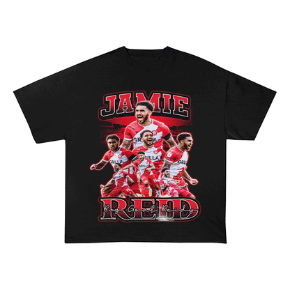 RDMCLOTHINGART tapestry hoodie JAMIE RED HEAVY WEIGHT COTTON TEE-8961