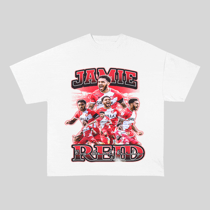 RDMCLOTHINGART tapestry hoodie JAMIE RED HEAVY WEIGHT COTTON TEE-8961