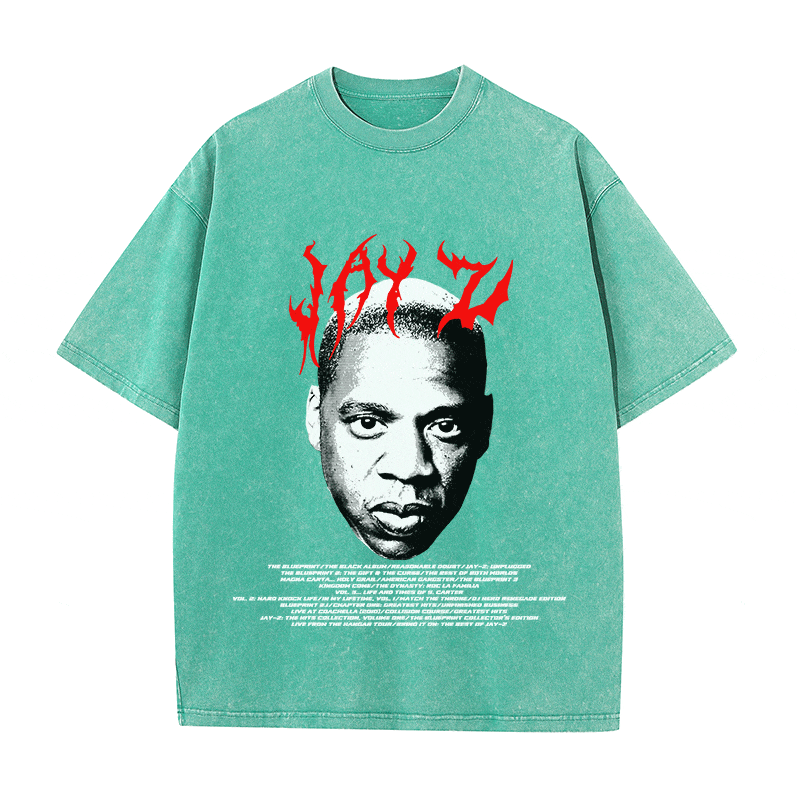 RDMCLOTHINGART tapestry hoodie JAY Z HEAVY WEIGHT COTTON TEE-8934
