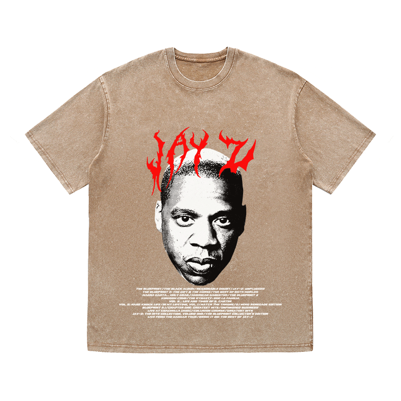 RDMCLOTHINGART tapestry hoodie JAY Z HEAVY WEIGHT COTTON TEE-8934