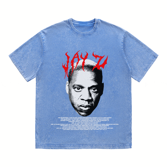 RDMCLOTHINGART tapestry hoodie JAY Z HEAVY WEIGHT COTTON TEE-8934