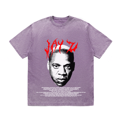RDMCLOTHINGART tapestry hoodie JAY Z HEAVY WEIGHT COTTON TEE-8934