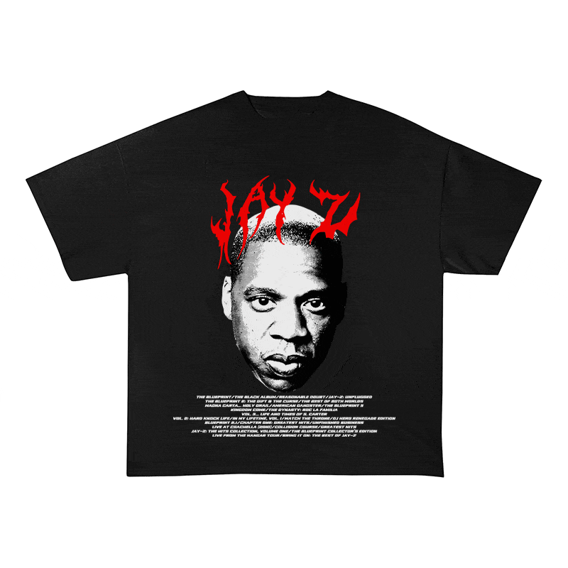 RDMCLOTHINGART tapestry hoodie JAY Z HEAVY WEIGHT COTTON TEE-8934