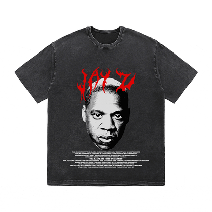 RDMCLOTHINGART tapestry hoodie JAY Z HEAVY WEIGHT COTTON TEE-8934