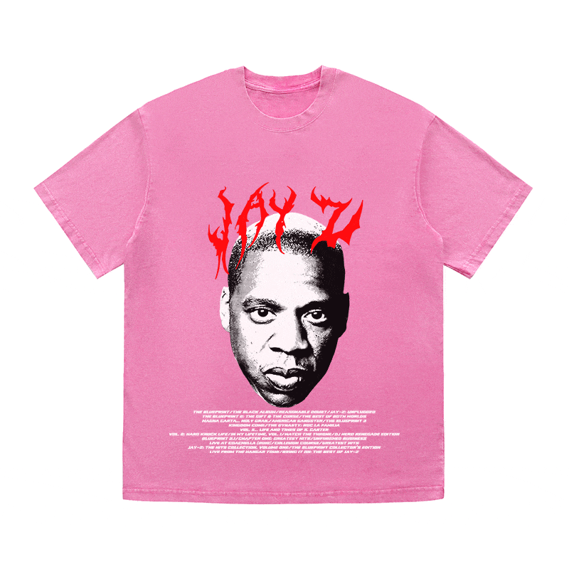 RDMCLOTHINGART tapestry hoodie JAY Z HEAVY WEIGHT COTTON TEE-8934