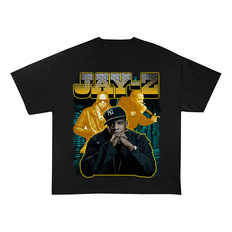 RDMCLOTHINGART tapestry hoodie JAYZ HEAVY WEIGHT COTTON TEE-9127