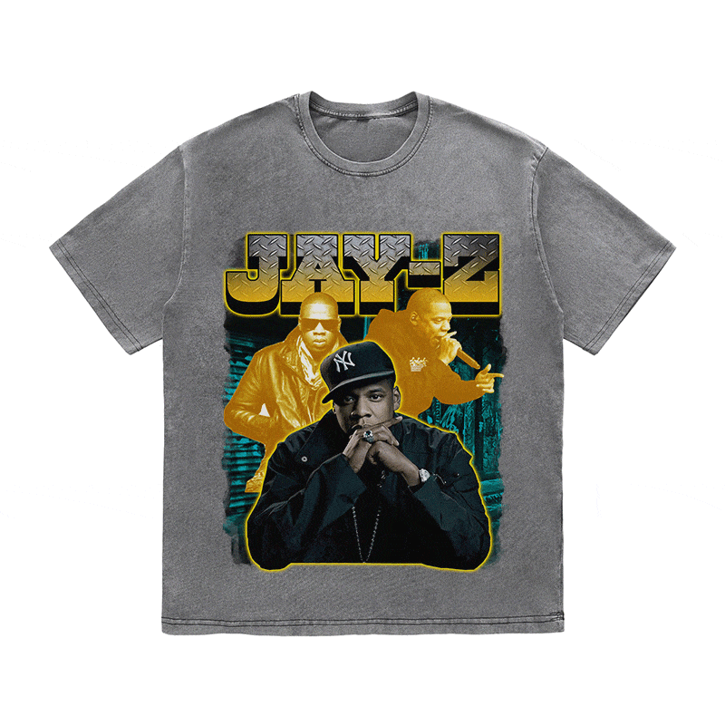 RDMCLOTHINGART tapestry hoodie JAYZ HEAVY WEIGHT COTTON TEE-9127