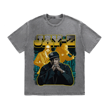 RDMCLOTHINGART tapestry hoodie JAYZ HEAVY WEIGHT COTTON TEE-9127