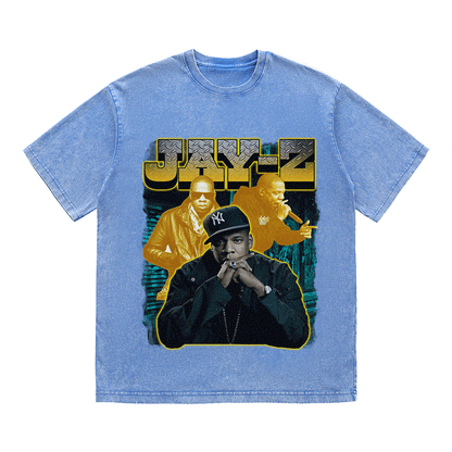 RDMCLOTHINGART tapestry hoodie JAYZ HEAVY WEIGHT COTTON TEE-9127