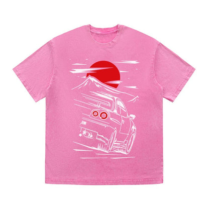 RDMCLOTHINGART tapestry hoodie JDM HEAVY COTTON TEES-9347